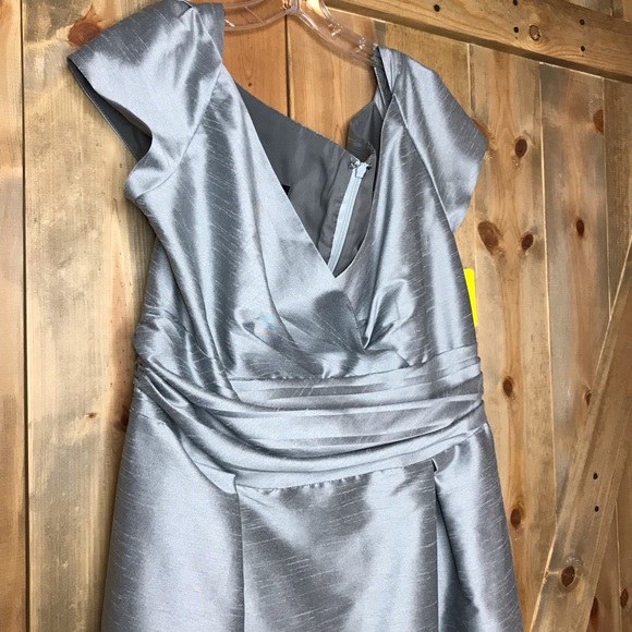 Alfred Sung Short Prom Bridesmaid Formal Dress - Picture 3 of 5